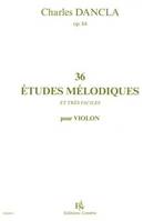 Etudes mélodiques (36) Op.84