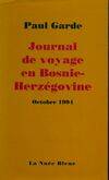 Journal voyage en Bosnie, octobre 1994