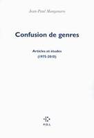 Confusion de genres, Articles et études (1975-2010)