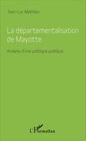 Départementalisation de Mayotte, Analyse d'une politique publique