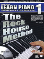 THE ROCK HOUSE METHOD: LEARN PIANO 1 PIANO +CD