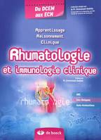 Rhumatologie et immunologie clinique
