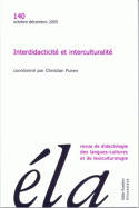 Études de linguistique appliquée - N°4/2005, Interdidacticité et interculturalité