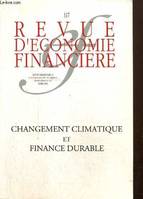Changement climatique et finance durable