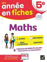 Maths 5e, fiches de révision & exercices