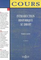 INTRODUCTION HISTORIQUE AU DROIT