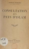 Consultation aux pays d'Islam