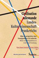 Civilisation allemande, Bilan et perspectives dans l'enseignement et la recherche