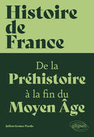 1, Histoire de France, De la préhistoire à la fin du moyen âge