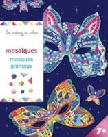 Mosaïques masques animaux - pochette avec accessoires