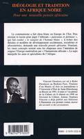 Idéologie et tradition en Afrique noire, Pour une nouvelle pensée africaine