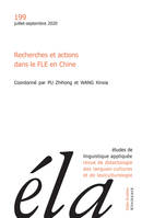 Recherches et actions dans le FLE en Chine, Recherches et actions dans le FLE en Chine
