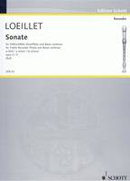 Six Sonatas, No. 4 A minor. op. 3. treble recorder (flute, oboe, violin) and basso continuo; cello/viola da gamba ad libitum.