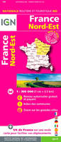 802, Aed 802 France Nord-Est  1/350.000