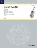 Suite en ré mineur, Version pour orchestre. op. 16bis. cello and orchestra. Réduction pour piano avec partie soliste.