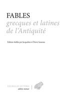 Fables grecques et latines de l'Antiquité