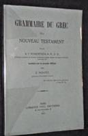 Grammaire du grec du nouveau testament