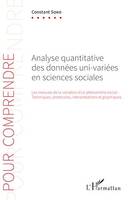 Analyse quantitative des données uni-variées en sciences sociales, Les mesures de la variation d'un phénomène social : Techniques, protocoles, interprétations et graphiques