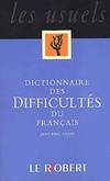 DICT DIFFICULTES POCHE USUELS NLLE COUV
