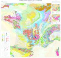 CARTE GEOLOGIQUE DE LA FRANCE PLIEE