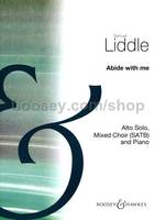 Abide With Me, alto, mixed choir (SATB) and piano (organ). Partition de chœur.