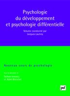 Nouveau cours de psychologie, psychologie du developpement et psychologie differentielle