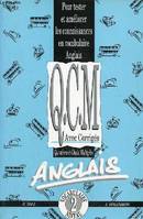 Pour tester et améliorer les connaissances en vocabulaire anglais Q.C.M. avec corrigés questions à choix multiples - Anglais vocabulaire niveau 2., vocabulaire niveau 2