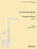 Studies, 36 Études faciles tirées de méthodes d'autres instruments. op. 43/2. saxophone.