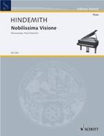 Nobilissima Visione, Tanzlegende in 6 Bildern von Paul Hindemith und Léonide Massine. orchestra. Réduction pour piano.