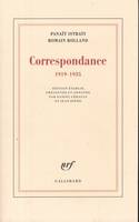 Correspondance 1919 - 1935