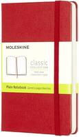 Carnet Classic Couverture rigide, Rouge Écarlate Pocket 9x14 cm Uni