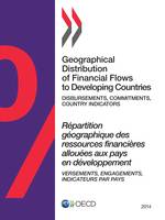 Répartition géographique des ressources financières allouées aux pays en développement 2014, Versements, engagements, indicateurs par pays