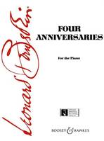 Four Anniversaries, piano.