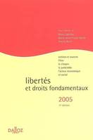 Libertés et droits fondamentaux