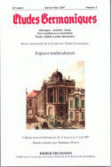 Études germaniques - N°1/2007, Espaces multiculturels