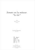 Sonate en la mineur « Le Lis »