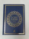 Saint Coran - Bilingue grande Ecriture (arabe,franCais) - Grand format (A4 : 20x28) - Bleu nuit