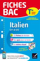 Fiches Bac Italien Tle (LV1 & LV2), fiches de révision Terminale toutes séries