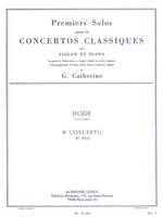 Concerto no. 8 (Rode), Premiers Solos Concertos Classiques