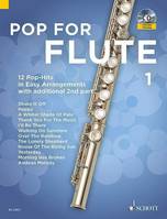 Pop For Flute 1, 12 Pop-Hits in Easy Arrangements. Vol. 1. 1-2 flutes.