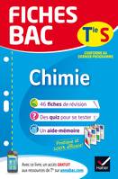 Chimie, enseignement spécifique, terminale S, fiches de révision Terminale S