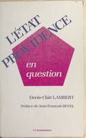 L'Etat providence en question