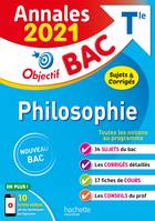 Philosophie terminale générale / annales 2021, sujets et corrigés : nouveau bac