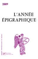 année épigraphique vol. 2009