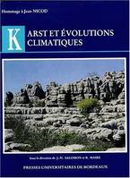 Karst et évolutions climatiques, Hommage à Jean Nicod