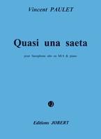 Quasi una saeta, Pour saxophone alto en mi bémol & piano