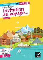 Invitation au voyage... (programme BTS 2023-2024), anthologie pour l'épreuve de culture générale et expression au BTS