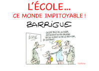 L'école ... ce monde impitoyable