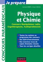 Physique et Chimie - Concours Manipulateur radio, Ergothérapeute, Audioprothésiste, Concours Manipulateur radio, Ergothérapeute, Audioprothésiste