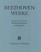 Works For Piano And Violin, Volume I